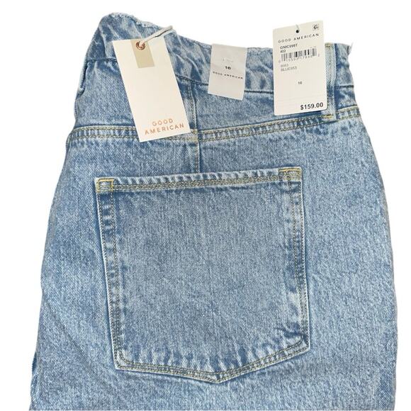 NWT Good American Good 90’s Icon High Waist Relaxed Jeans Size 16 Retail $159 - Picture 8 of 9